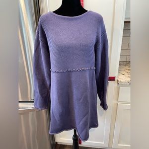 Jjill purple sweater